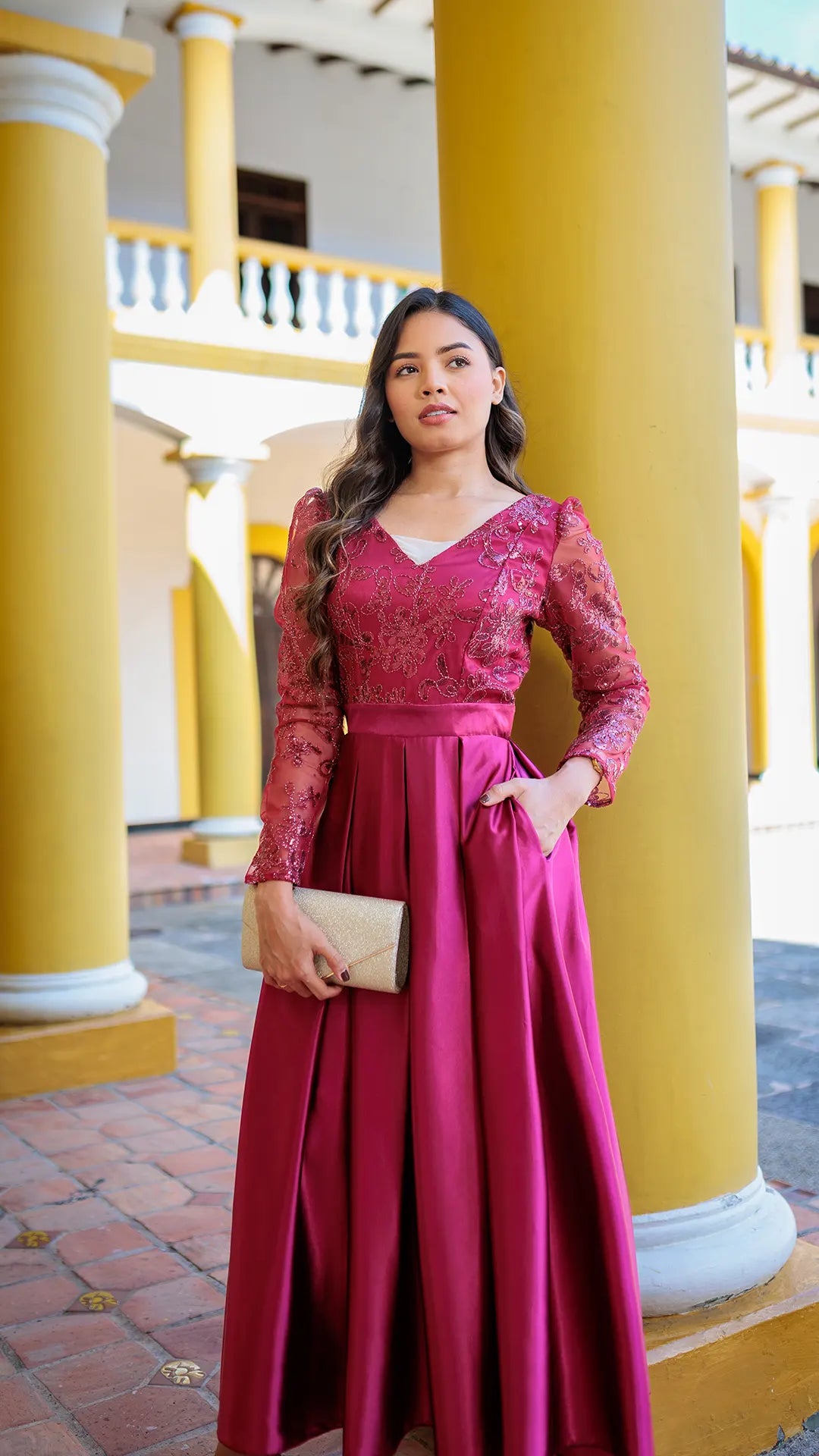 VESTIDO DAMA CHANTILLY - MD02103