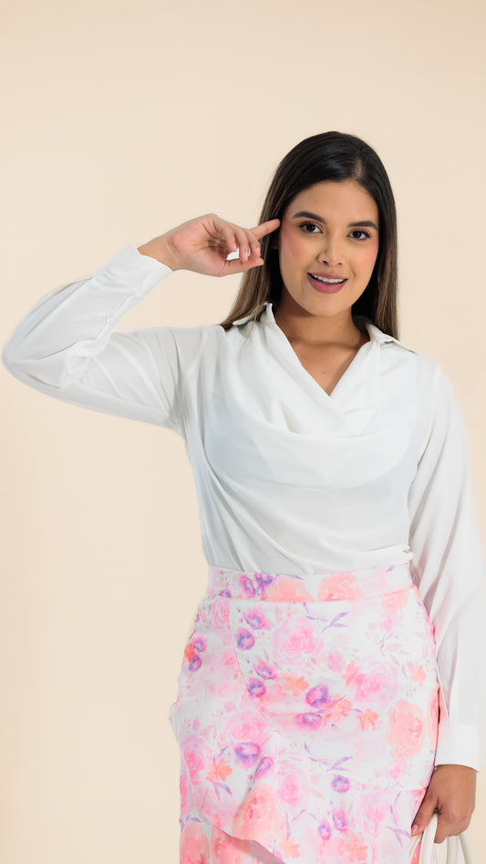 BLUSA DAMA CREPPE- MD05110