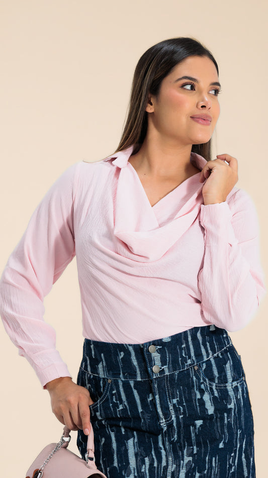 BLUSA DAMA CREPPE-MD05110