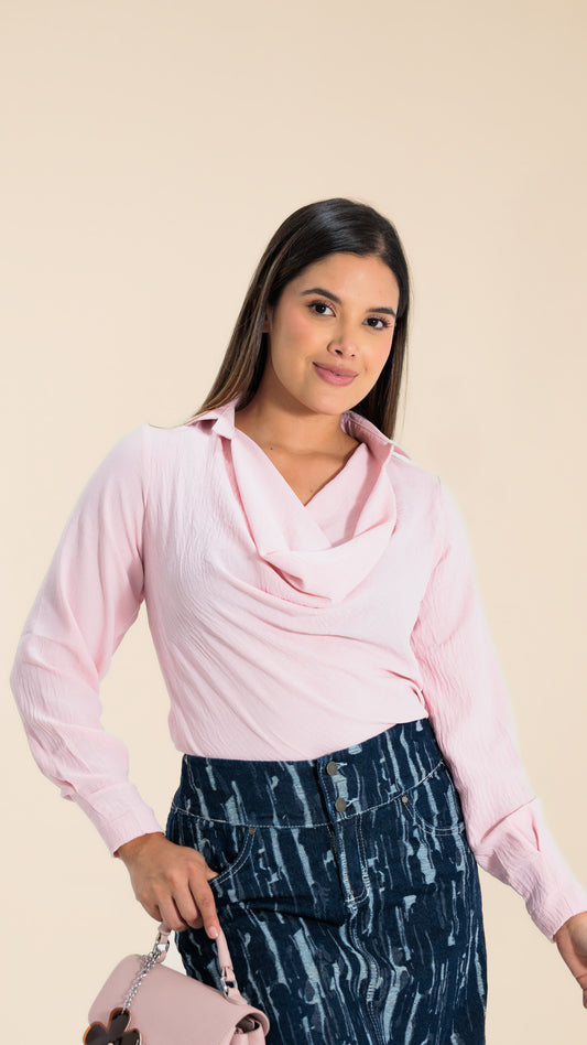 BLUSA DAMA CREPPE-MD05110