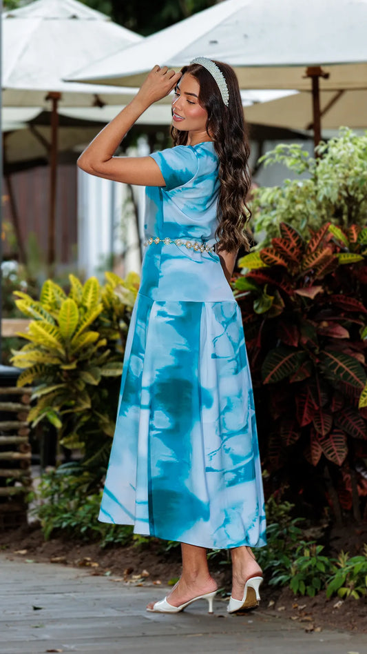 VESTIDO DAMA LARGO- X02108
