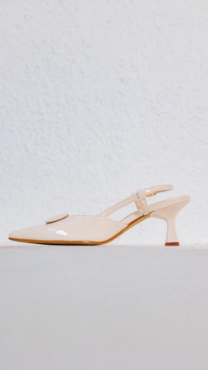 Tacones elegante mujer charol - Z388
