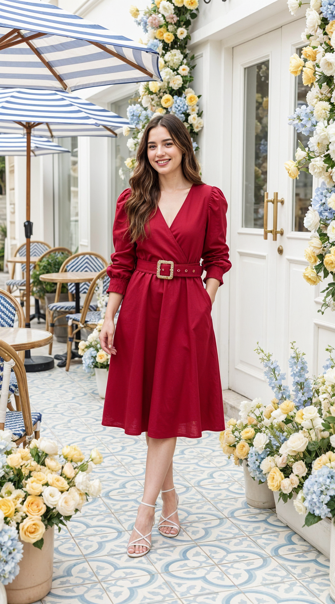 VESTIDO DAMA CRUZADO- 023861