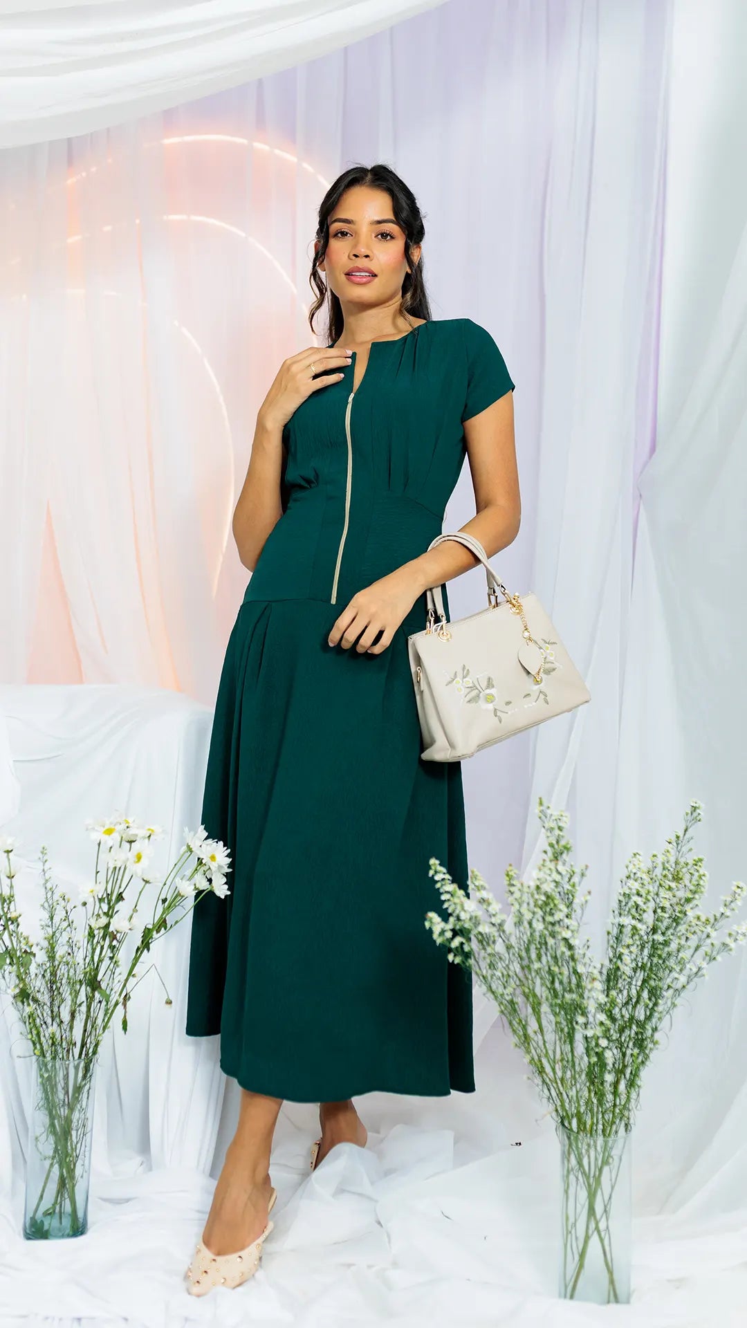 VESTIDO DAMA LARGO- X02106